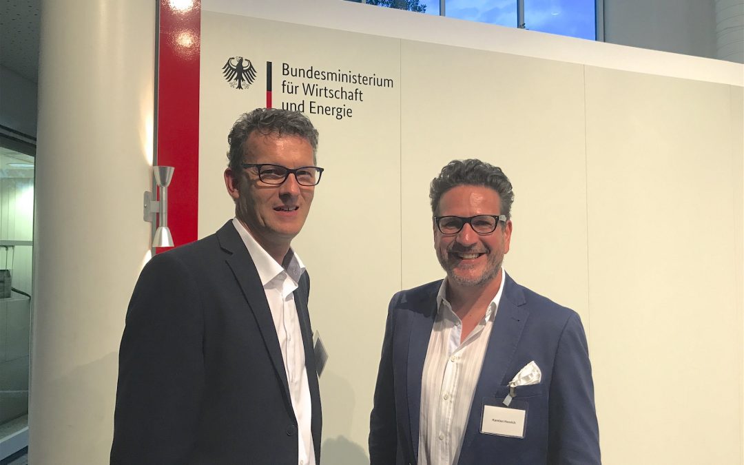 Christoph Janssen und Karsten Henrich beim Business Talk